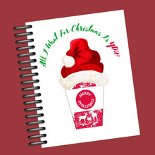 Load image into Gallery viewer, All I Want For Christmas Coffee Planner Cover Set or Dashboard