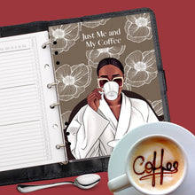 Load image into Gallery viewer, Coffee and Me Self Care Planner Cover Set or Dashboard