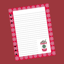 Load image into Gallery viewer, Christmas Coffee Note Pages