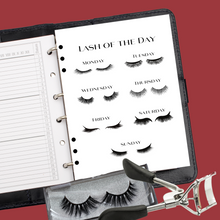 Load image into Gallery viewer, Lash of the Day Planner Cover Set or Dashboard