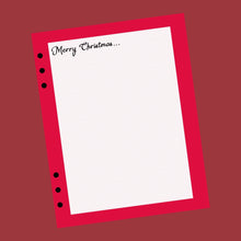 Load image into Gallery viewer, Merry Christmas Dot Grid Note Pages