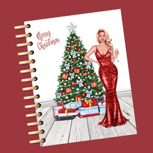 Load image into Gallery viewer, Sequins and Sparkle Christmas Dress Planner Cover Set or Dashboard