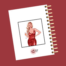 Load image into Gallery viewer, Sequins and Sparkle Christmas Dress Planner Cover Set or Dashboard
