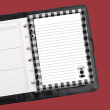 Load image into Gallery viewer, Buffalo Check and Coffee Christmas Note Pages