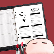 Load image into Gallery viewer, Beauty Regimen Planner Insert