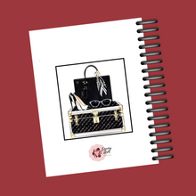 Load image into Gallery viewer, Chic Black and White Planner Cover Set or Dashboard