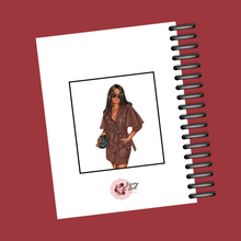 Load image into Gallery viewer, Fashionista in Brown Planner Cover Set or Dashboard