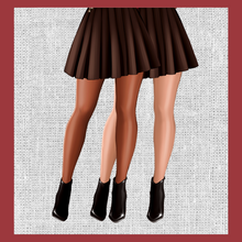 Load image into Gallery viewer, Little Brown Skirt Planner Cover Set or Dashboard