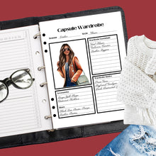 Load image into Gallery viewer, Wardrobe Capsule Planner Insert