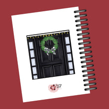 Load image into Gallery viewer, Black and White Buffalo Check Christmas Door Planner or Dashboard