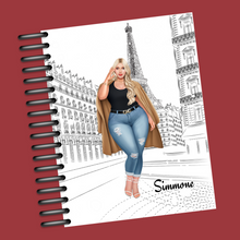 Load image into Gallery viewer, Curvy Girl in Paris Planner Cover Set or Dashboard