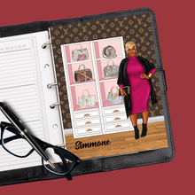 Load image into Gallery viewer, Curvy Girl Planner Cover Set or Dashboard