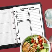 Load image into Gallery viewer, Daily Meal Planner Insert