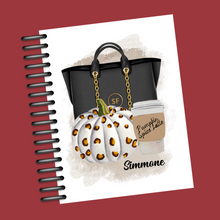 Load image into Gallery viewer, Fall Black and Beige Planner Cover Set or Dashboard