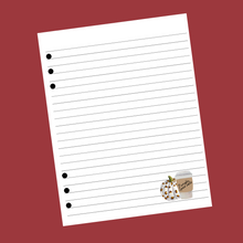 Load image into Gallery viewer, Pumpkins and Coffee Fall Note Pages