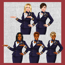 Load image into Gallery viewer, Flight Attendant Planner Cover Set or Dashboard