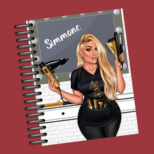 Load image into Gallery viewer, Salon Hair Stylist Planner Cover Set or Dashboard