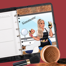 Load image into Gallery viewer, Makeup Artist Planner Cover Set or Dashboard