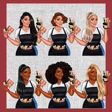 Load image into Gallery viewer, Makeup Artist Planner Cover Set or Dashboard