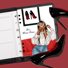 Load image into Gallery viewer, It's Wine Time Planner Cover Set or Dashboard
