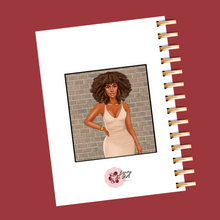 Load image into Gallery viewer, Girl Boss in Beige Fashion Planner Cover Set or Dashboard
