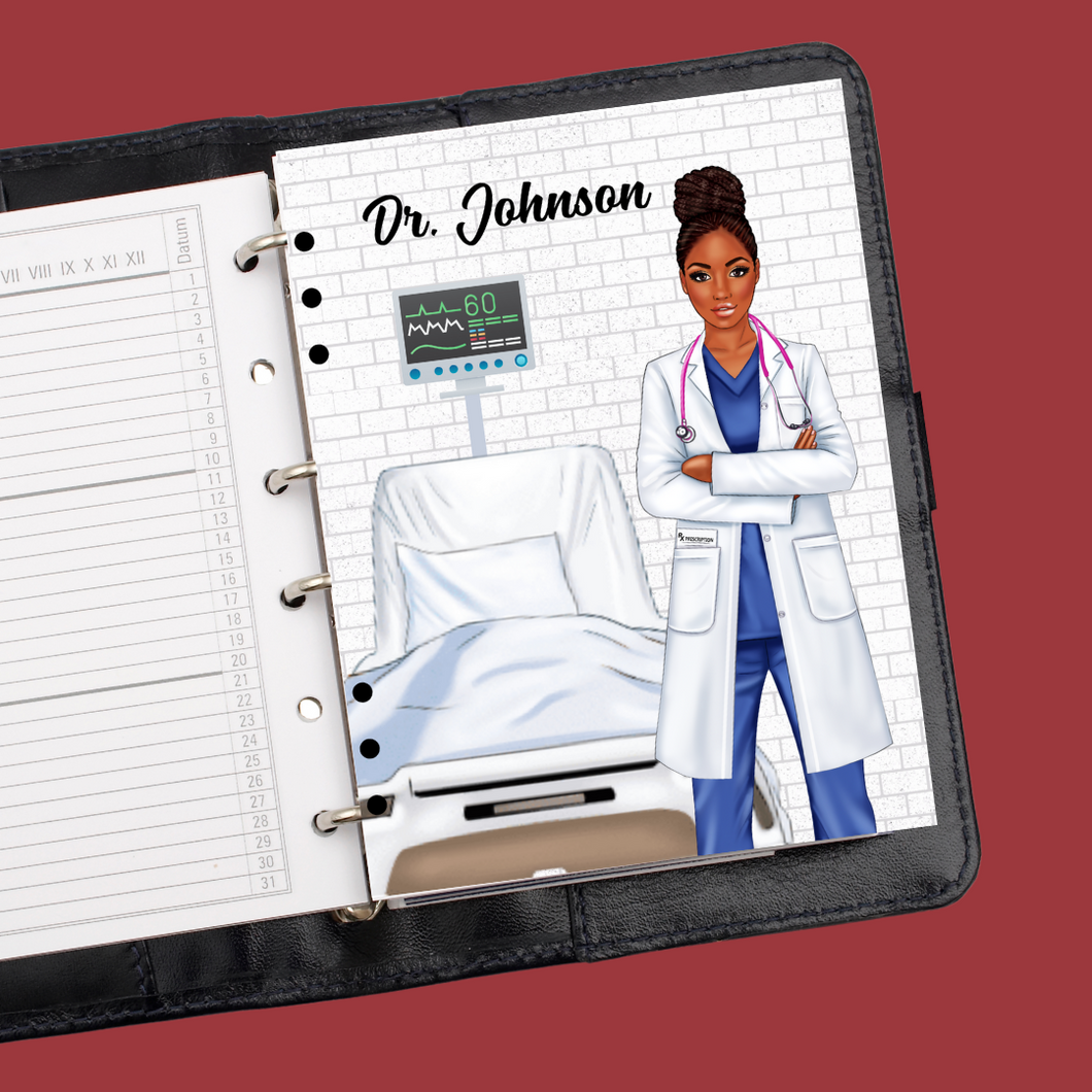 Doctor Planner Cover Set or Dashboard