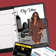 Load image into Gallery viewer, Fashionista in Brown Planner Cover Set or Dashboard
