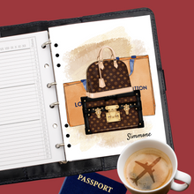 Load image into Gallery viewer, Travel in Style Luxury Planner Cover Set or Dashboard
