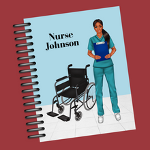 Load image into Gallery viewer, Nurse in Green Scrubs Planner Cover Set or Dashboard
